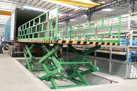 剪叉式固定卸货平台